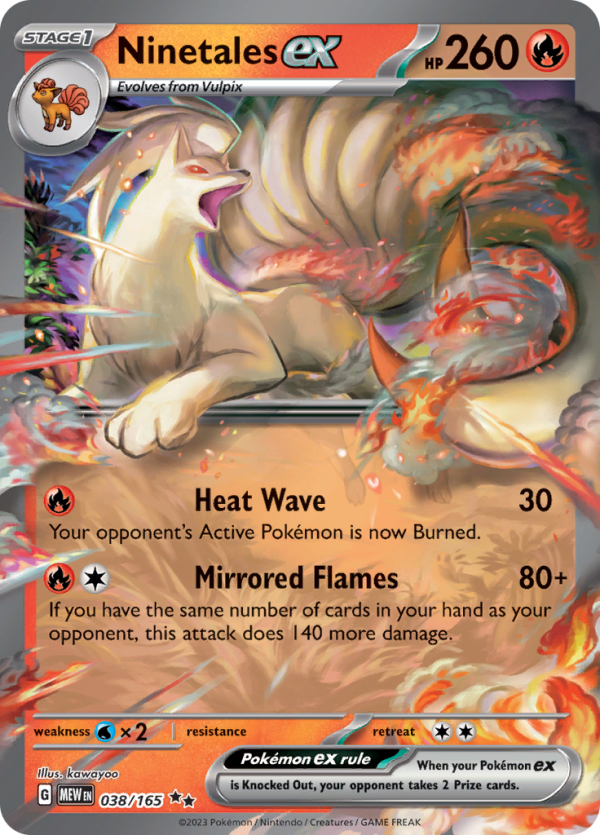 Ninetales ex (#038/165)