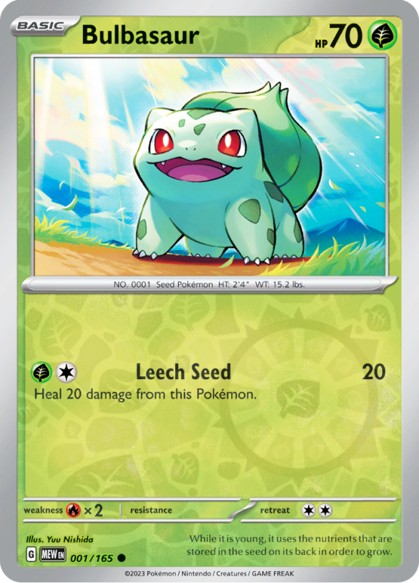 Bulbasaur (#001/165)