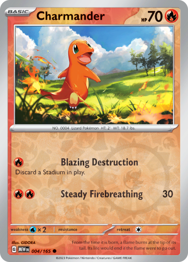 Charmander (#004/165)