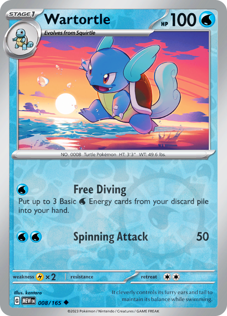 Wartortle (#008/165)