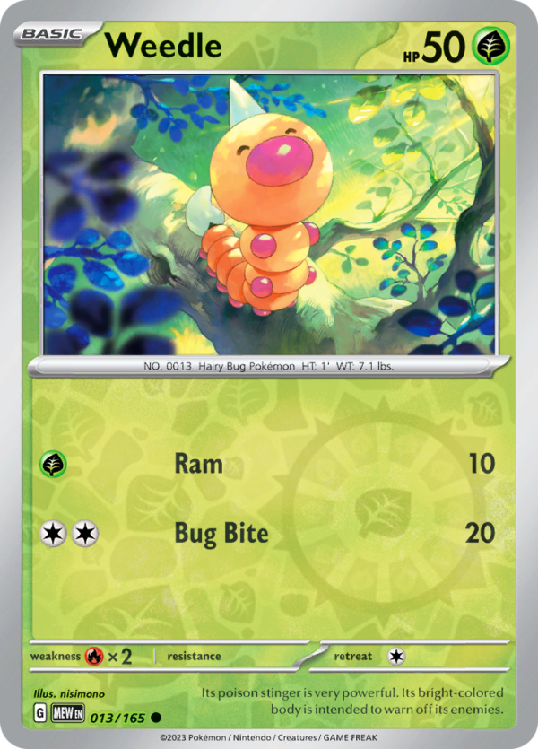 Weedle (#013/165)