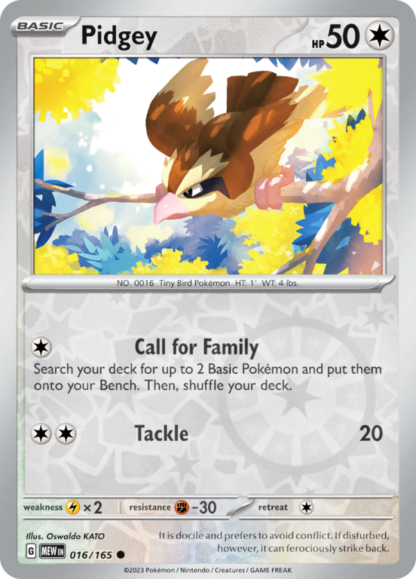 Pidgey (#016/165)