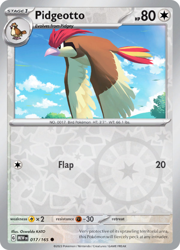 Pidgeotto (#017/165)