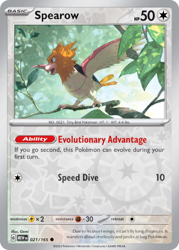 Spearow (#021/165)