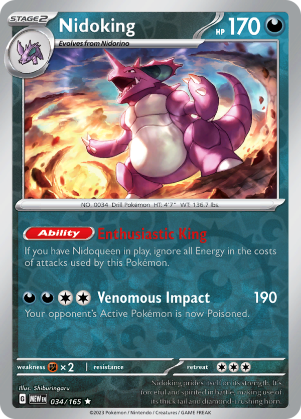 Nidoking (#034/165)