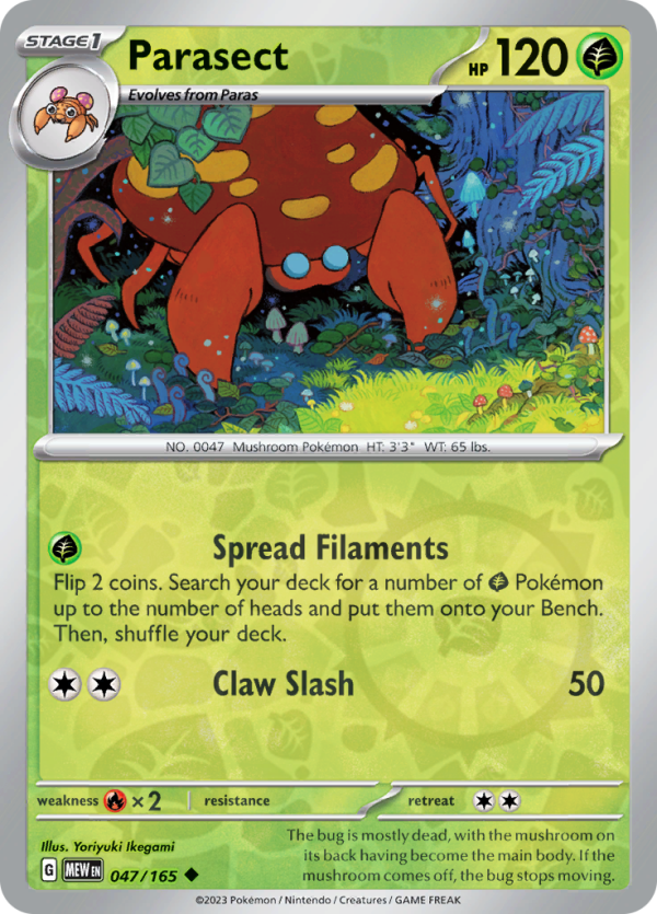 Parasect (#047/165)