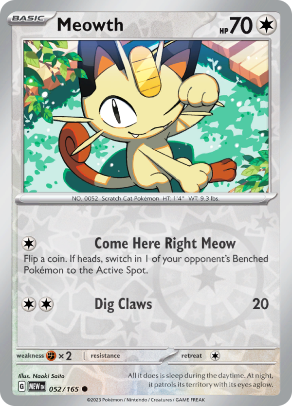 Meowth (#052/165)
