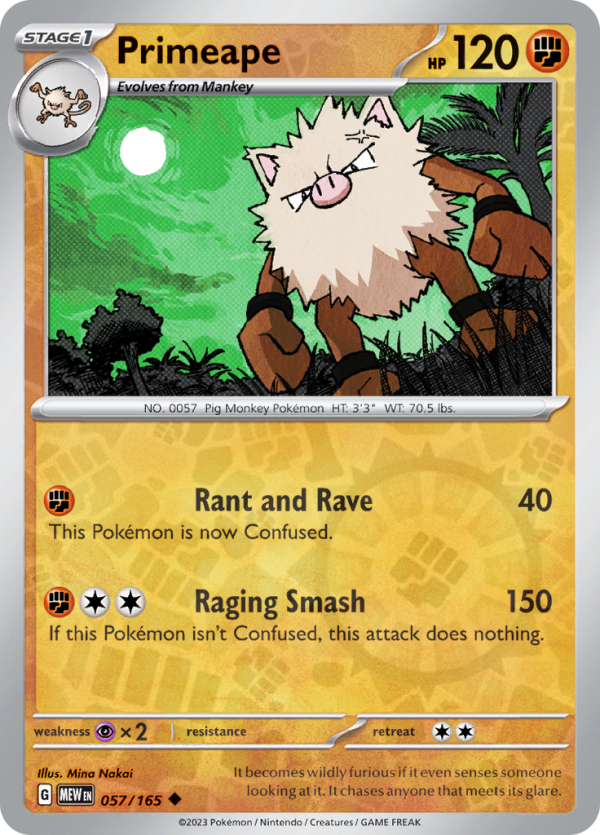 Primeape (#057/165)