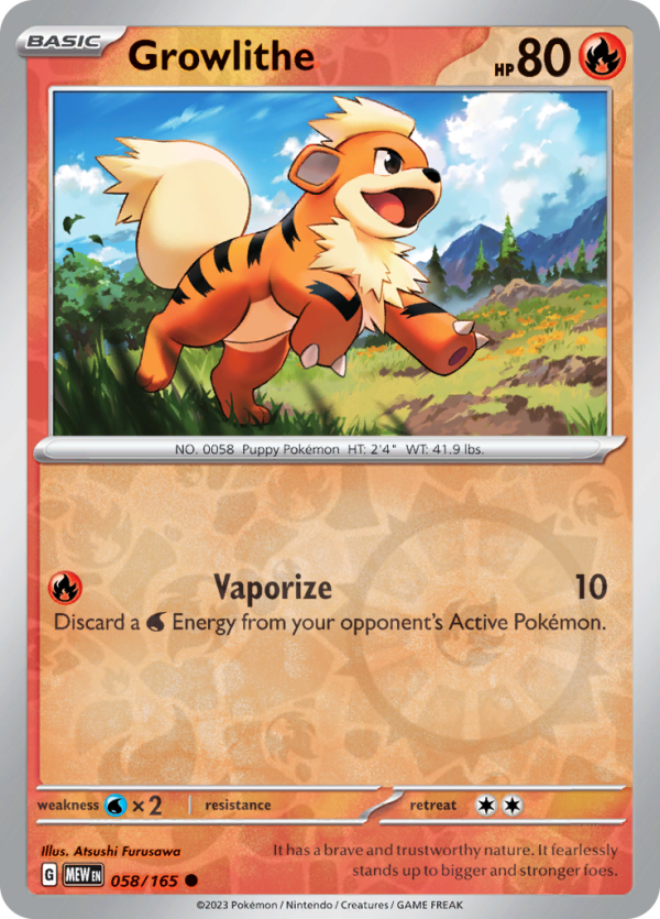 Growlithe (#058/165)
