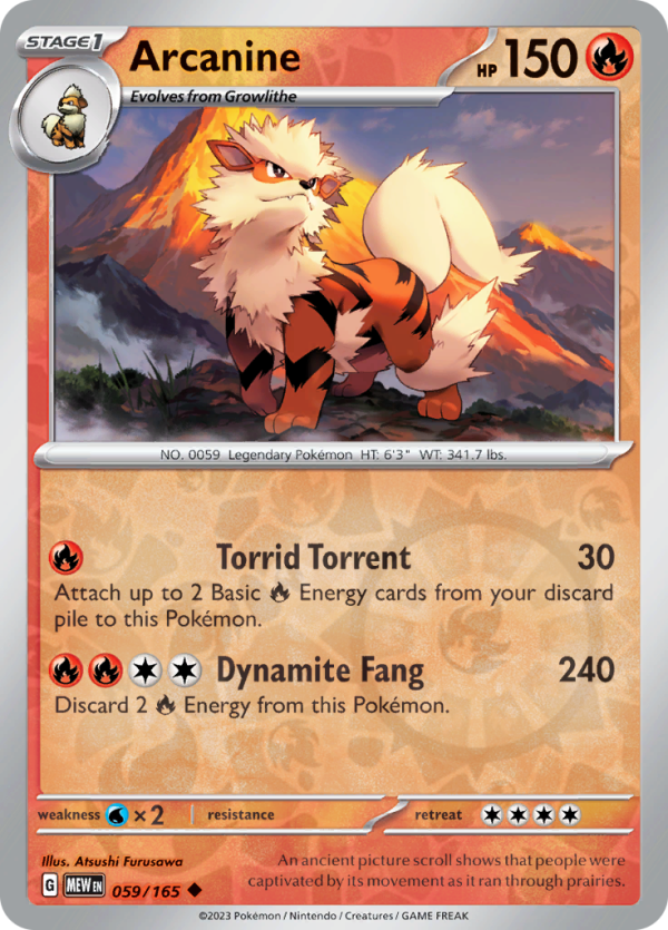 Arcanine (#059/165)