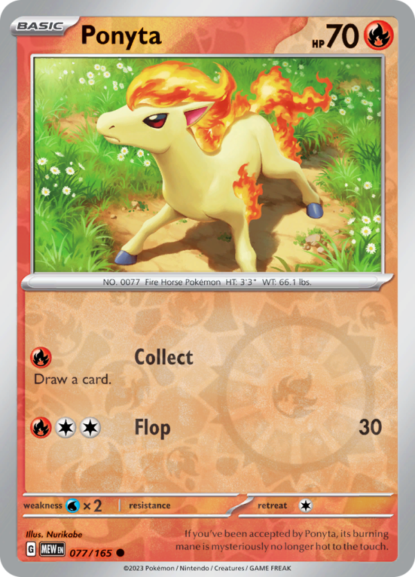 Ponyta (#077/165)