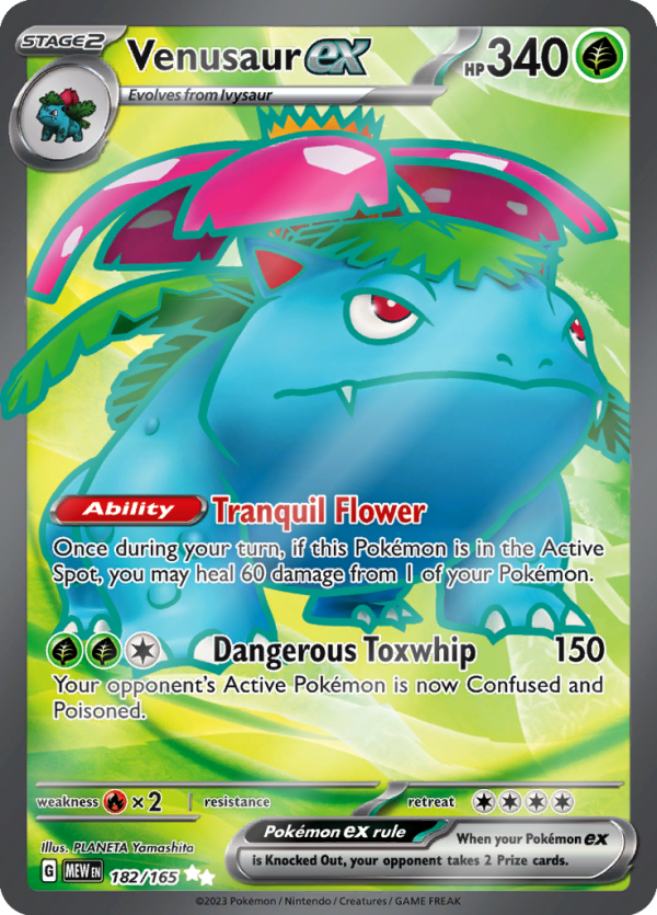 Venusaur ex (#182/165)