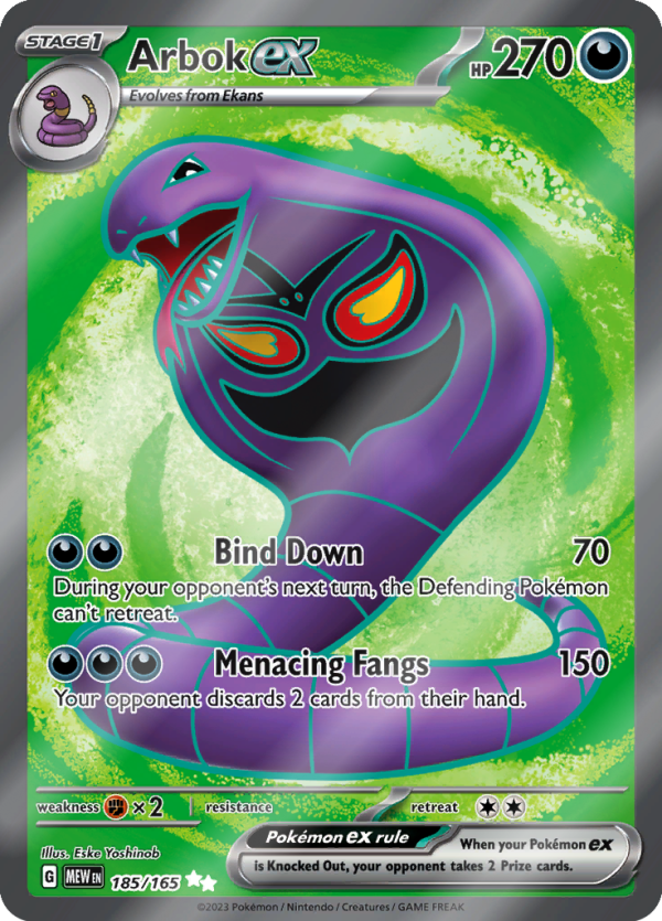 Arbok ex (#185/165)