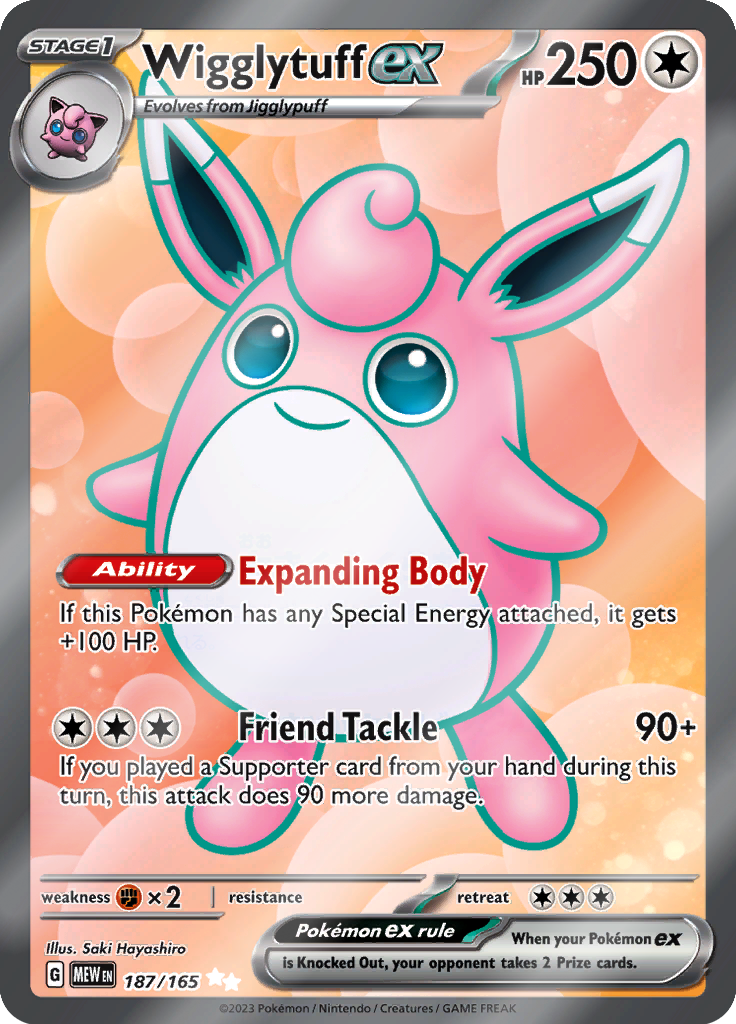 Wigglytuff ex (#187/165)