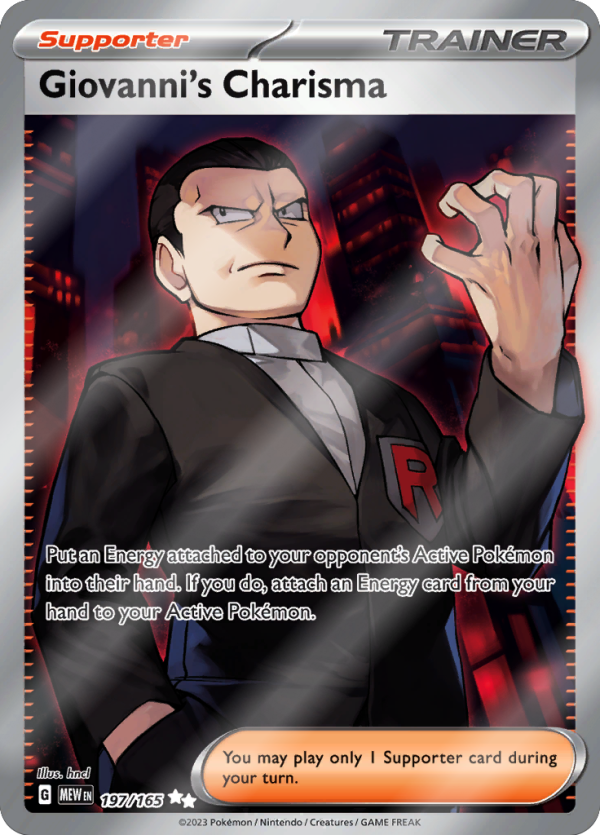 Giovanni's Charisma (#197/165)