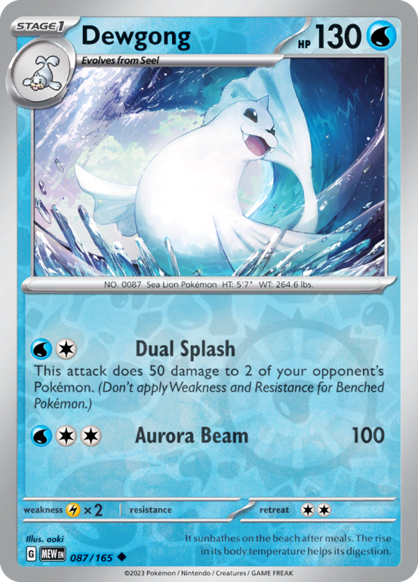 Dewgong (#087/165)
