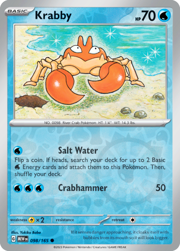 Krabby (#098/165)