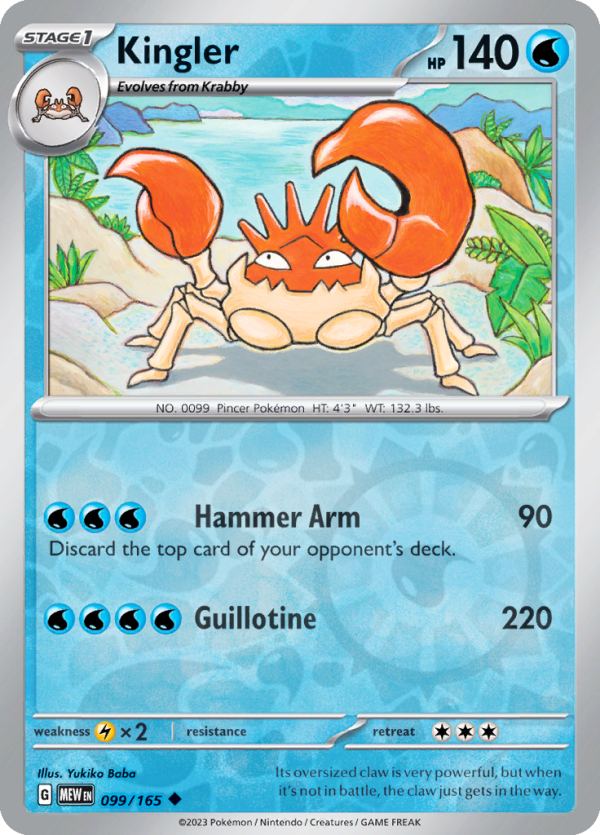 Kingler (#099/165)