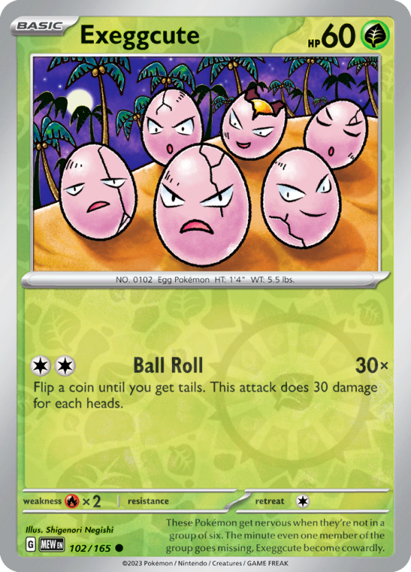 Exeggcute (#102/165)