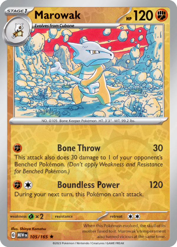 Marowak (#105/165)