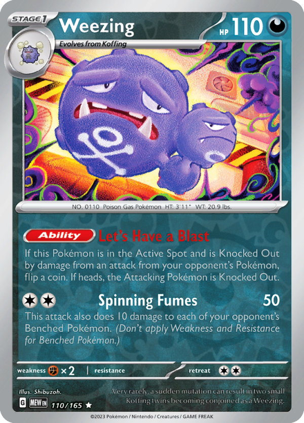 Weezing (#110/165)