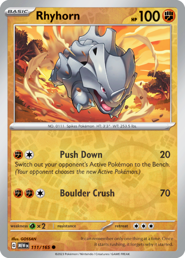 Rhyhorn (#111/165)