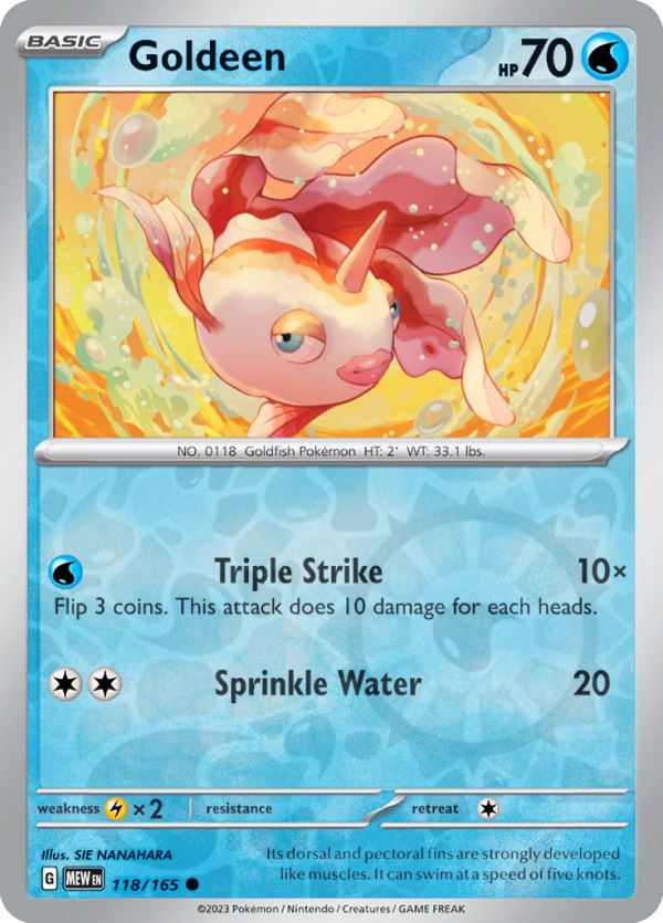 Goldeen (#118/165)