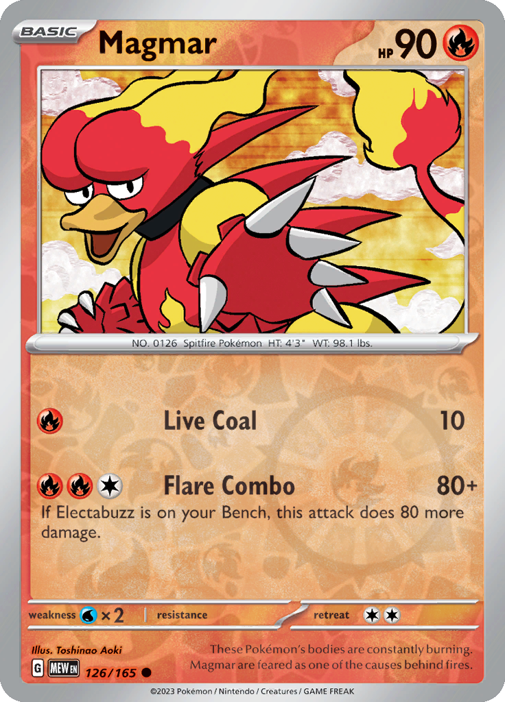 Magmar (#126/165)