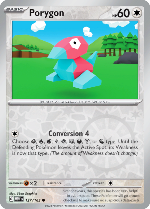 Porygon (#137/165)
