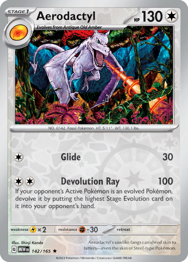 Aerodactyl (#142/165)