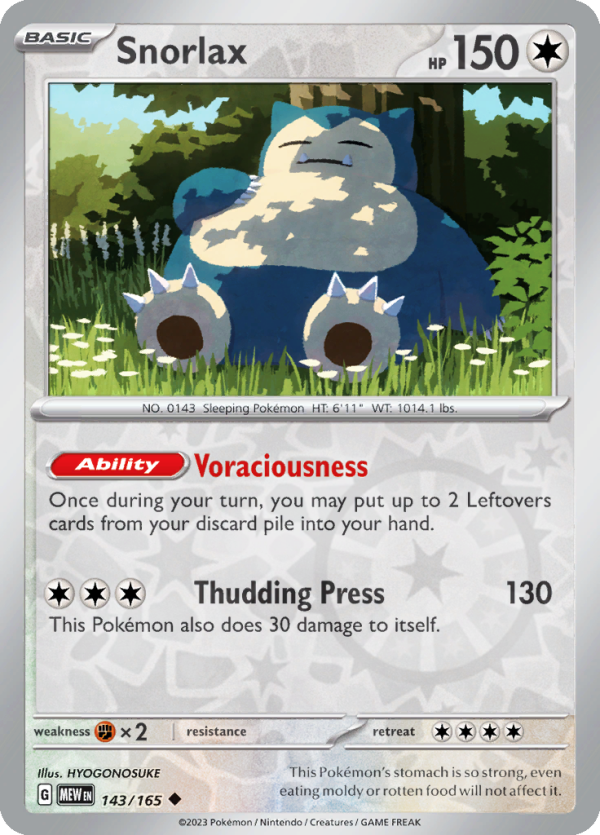Snorlax (#143/165)