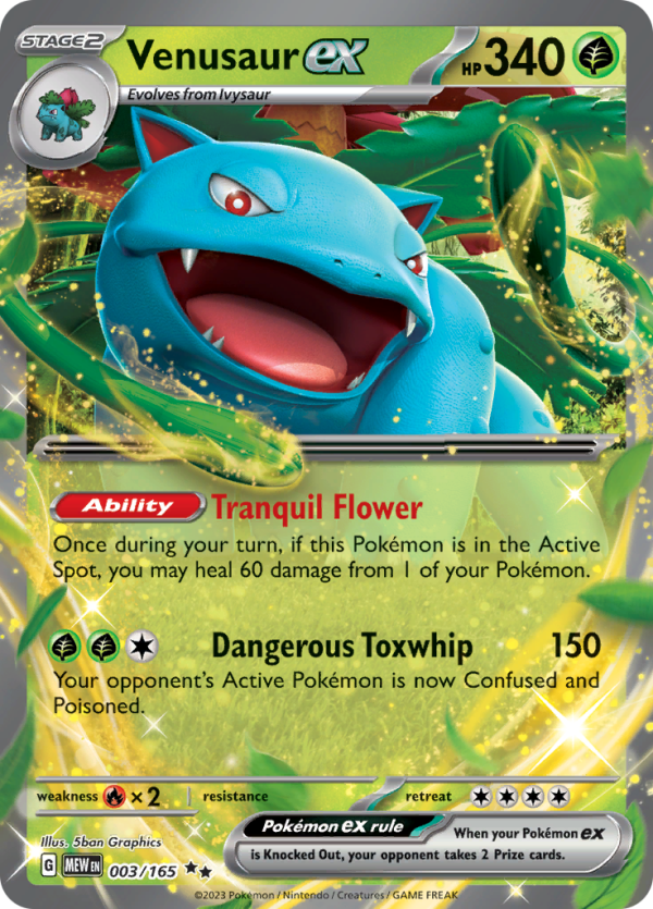 Venusaur ex (#003/165)