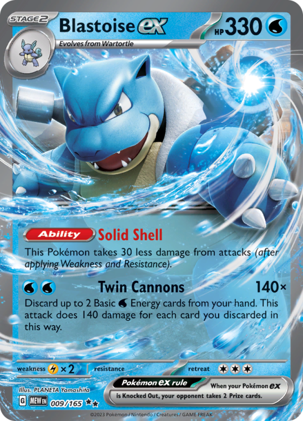 Blastoise ex (#009/165)